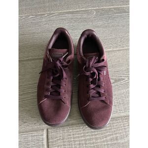 PUMA Maroon Suede Sneakers Size 5.5 Youth